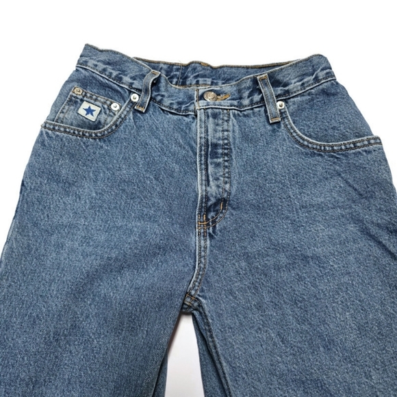 Rockies Jeans Juniors 3 Blue Slim Straight High Rise Denim Pockets RB74065001 - Picture 4 of 14